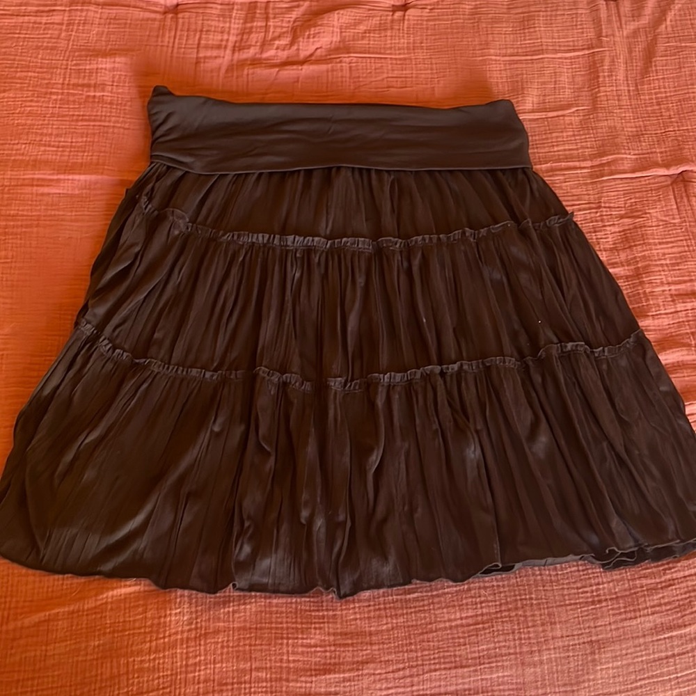 Y2K ruffled skirt
